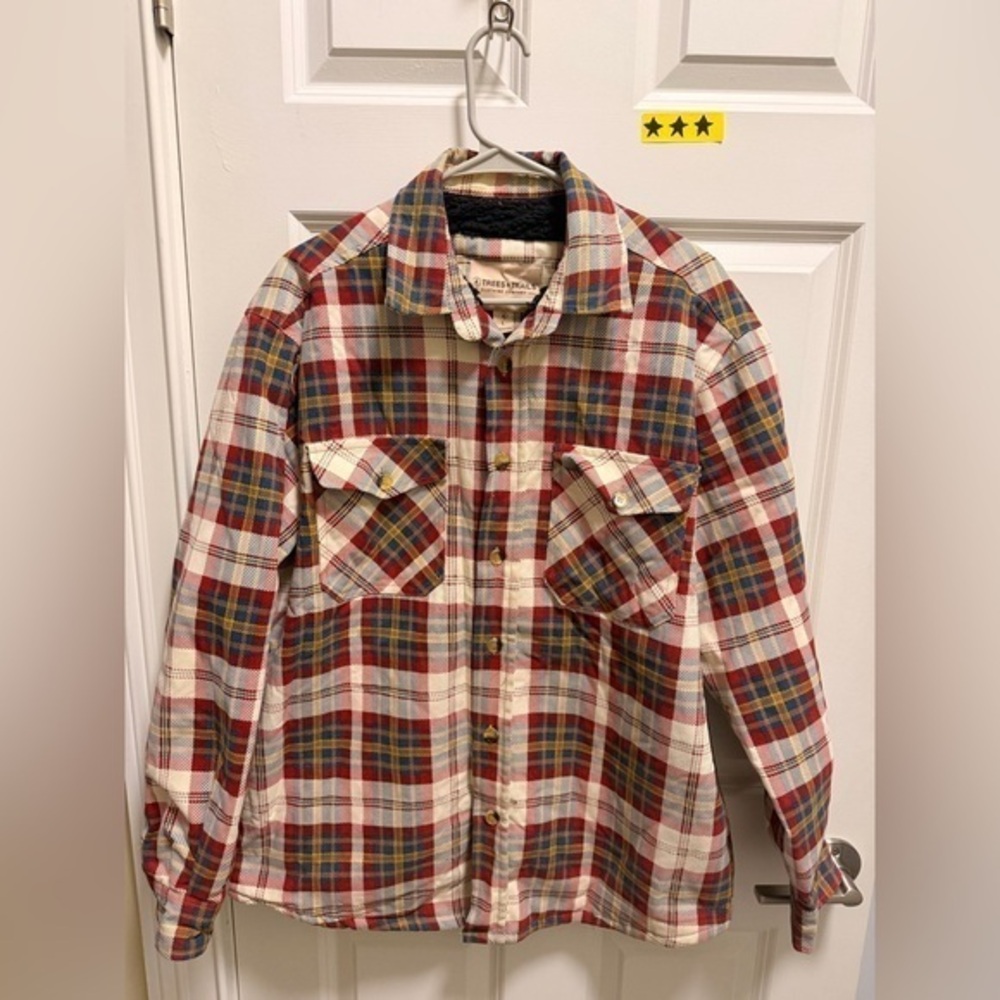 Mens Trees&Trails Faux Fur Lined Shacket